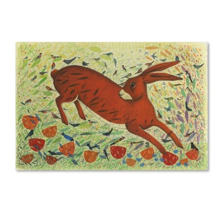 Trademark Fine Art Michelle Campbell 'The Arrival Of Spring' Canvas Art, 30x47 ALI10929-C3047GG